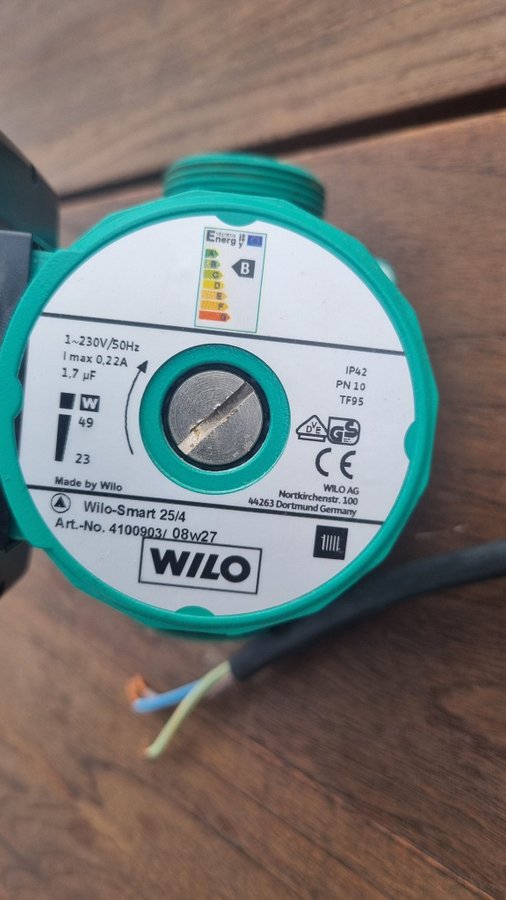 Wilo-Smart 25/4 Cirkulationspump