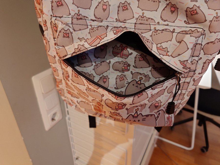 Pusheen- Cat Printing Backpack Anime Kawaii