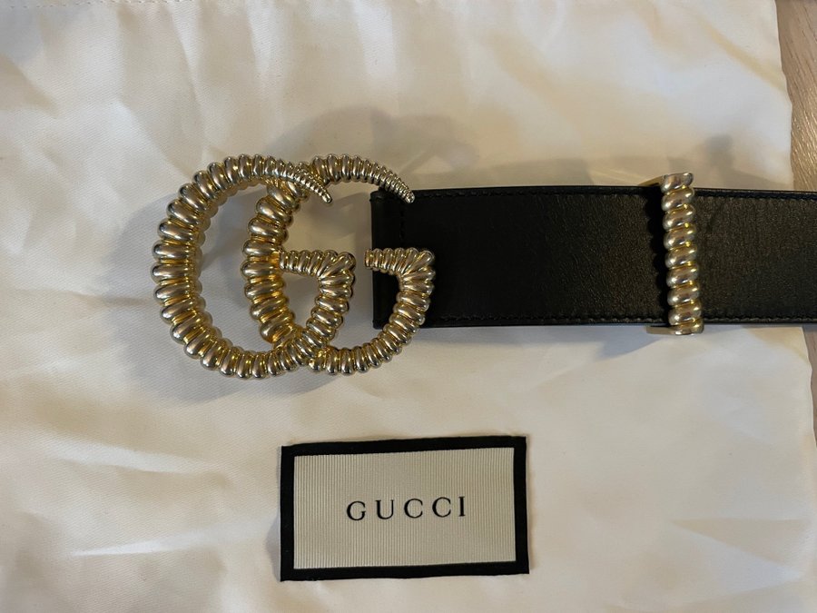 Gucci bälte Leather Belt Torchon Double G Buckle