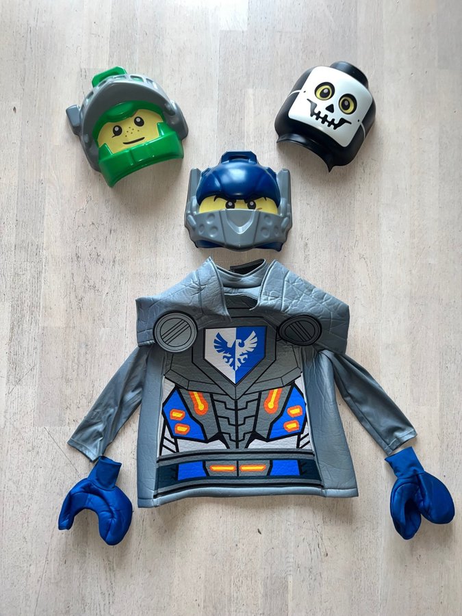 LEGO Nexo Knights Kostym + 3 olika masker