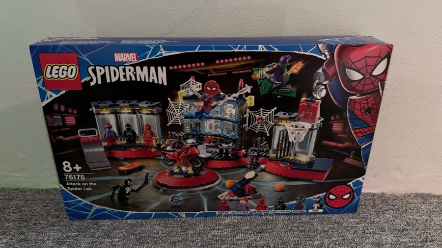 Uåbnet -LEGO Marvel Spiderman 76175 Attack on the Spider Lair