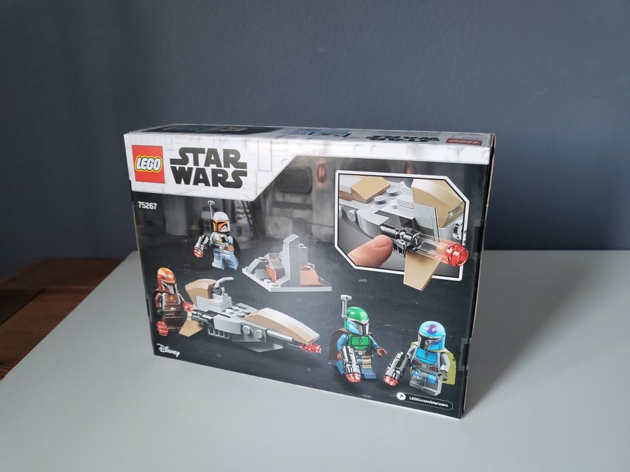 Oöppnad LEGO Star Wars 75267 Mandalorian Battle Pack Set