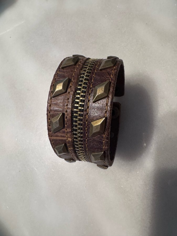 Armband, Läder