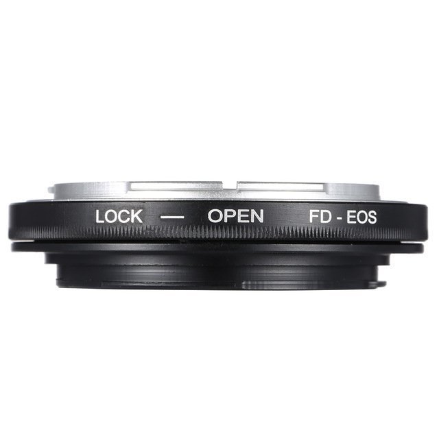 Ny Mount adapter ring FD-EOS inget glas for canon FD-objektiv till EOS EF kamera