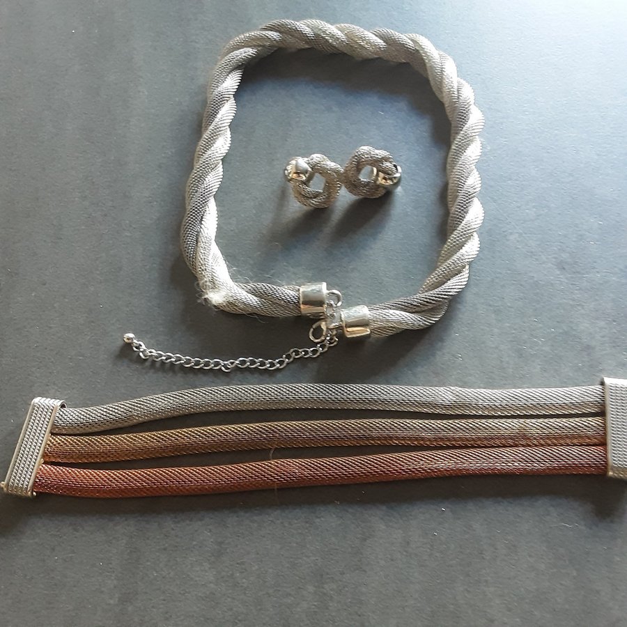 Halsband armband örhänge