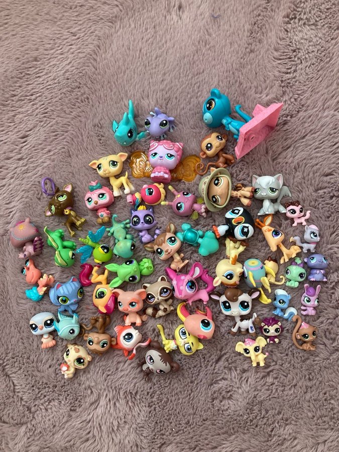 Littlest Pet Shop - Stor samling med tillbehör