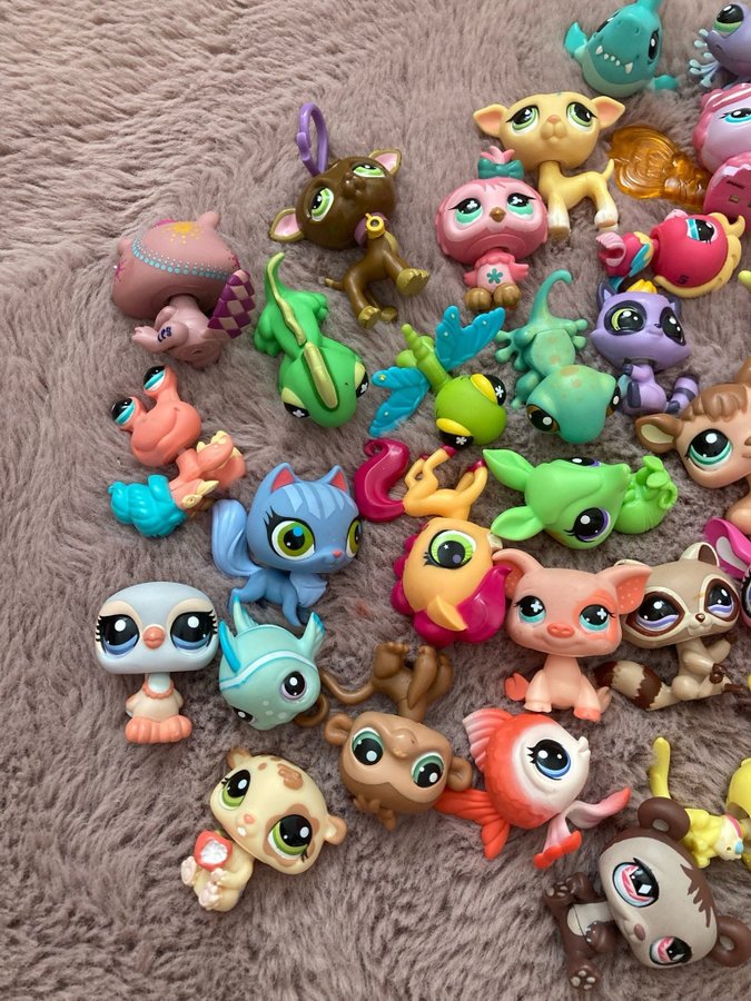 Littlest Pet Shop - Stor samling med tillbehör