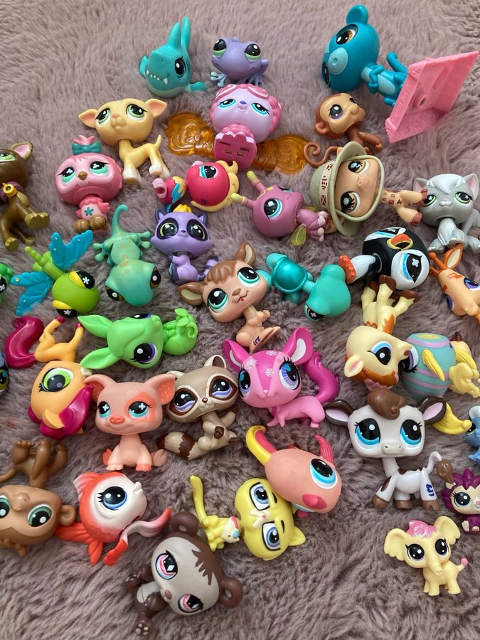 Littlest Pet Shop - Stor samling med tillbehör