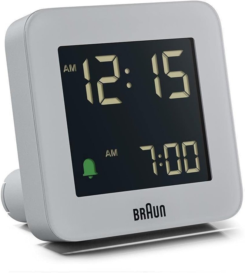 Braun BC09G Digital Väckarklocka i Grå – 100 Years Limited Edition