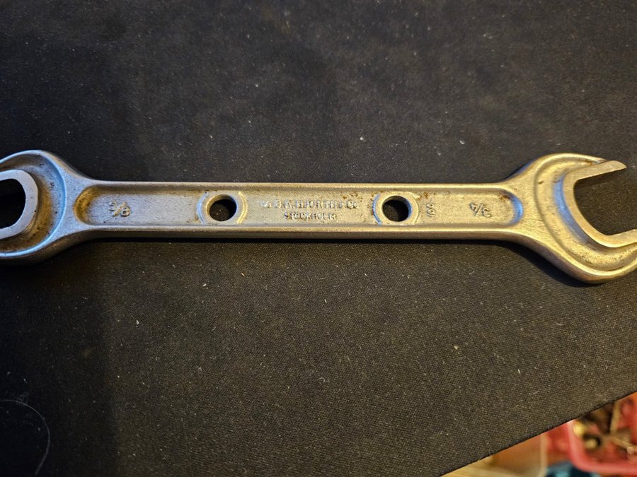 Vintage Bahco UL 5/8"- 3/4" Gaffelnøgle