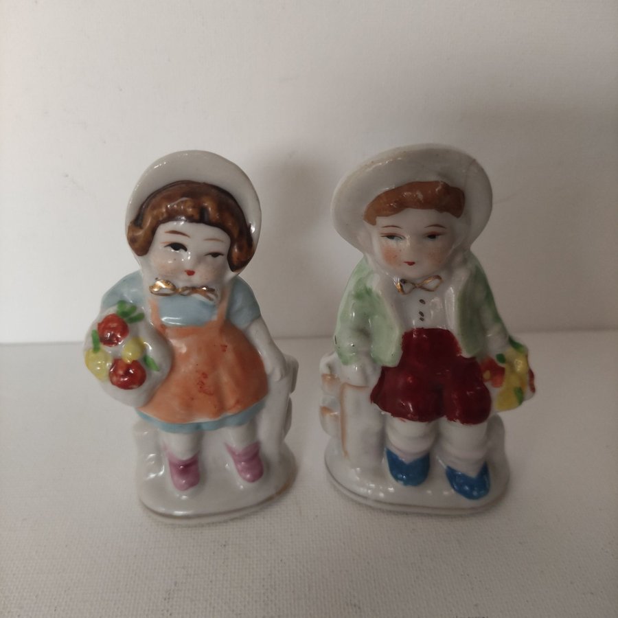 Vintage-porslin-figuren-Japan-1950-60 tålet