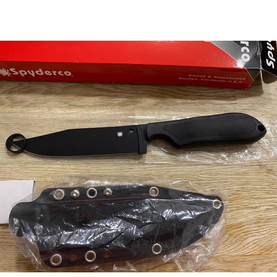 Spyderco Fred PERRiN BT Street Bowie Black Ny och oanvänd komplett