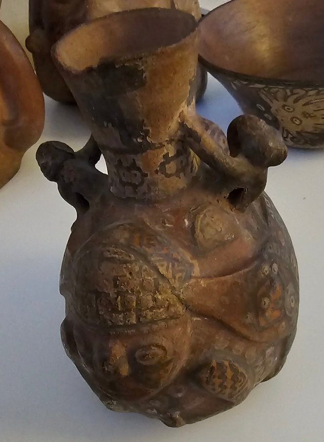 Pre columbian Pottery from Peru Ceramik vase