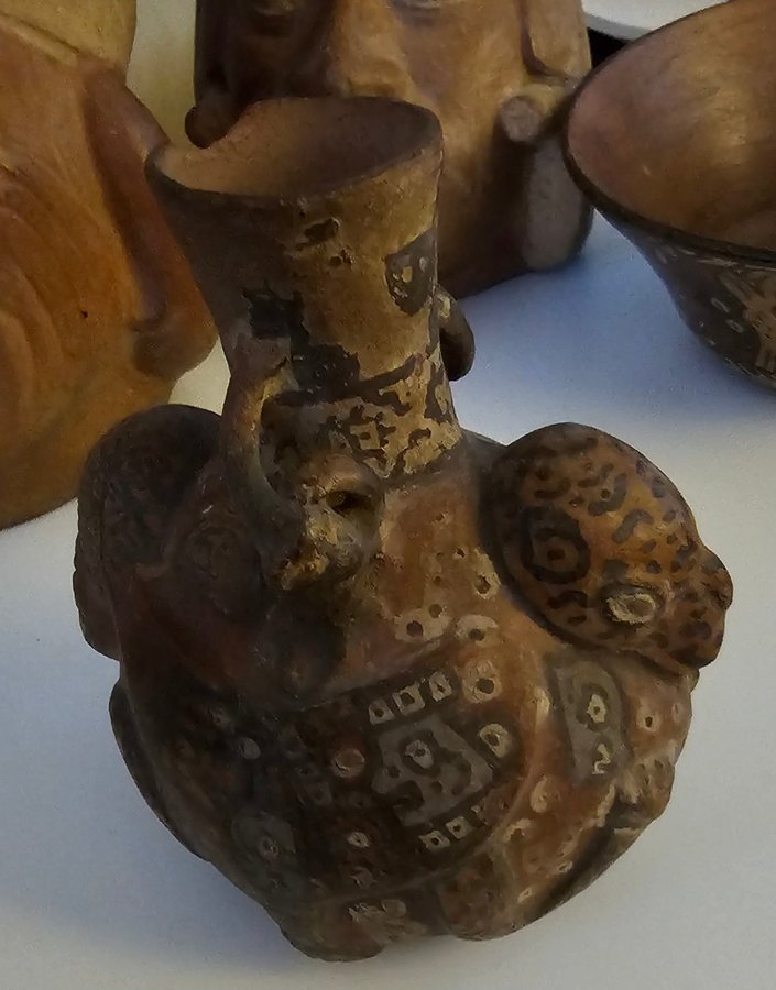 Pre columbian Pottery from Peru Ceramik vase