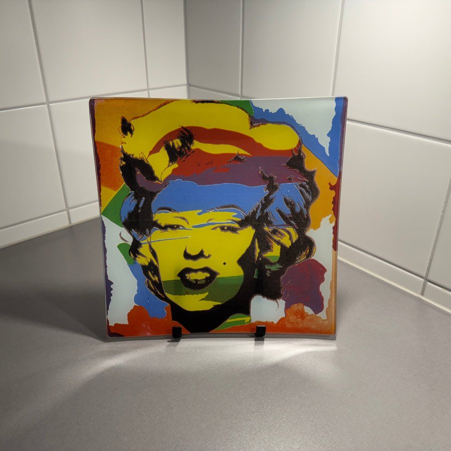 Glasfat, Andy Warhol, Marilyn Monroe, Rosenthal Germany