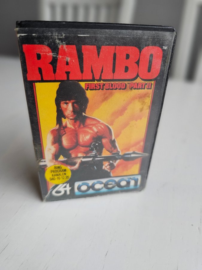 Rambo: First Blood Part II till Commodore 64