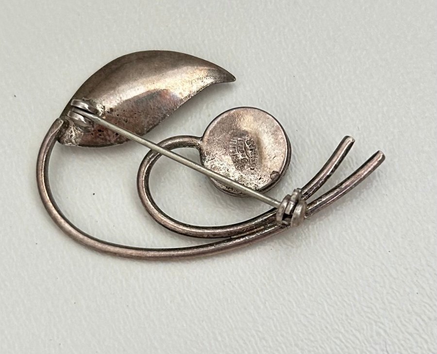 Dansk Sterling sølv vintage broche fra 1950erne