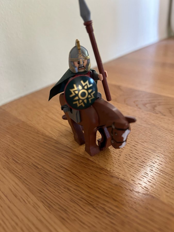 Lego sagan om ringen Eomer + häst