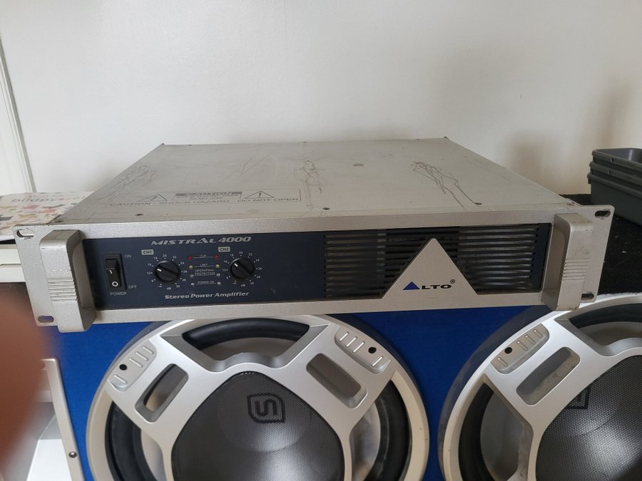 Alto Mistral 4000 Stereo Power Amplifier