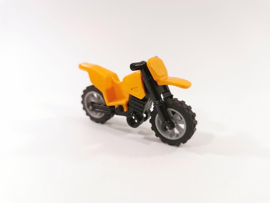 Lego - fordon - motorcykel - cross - orange