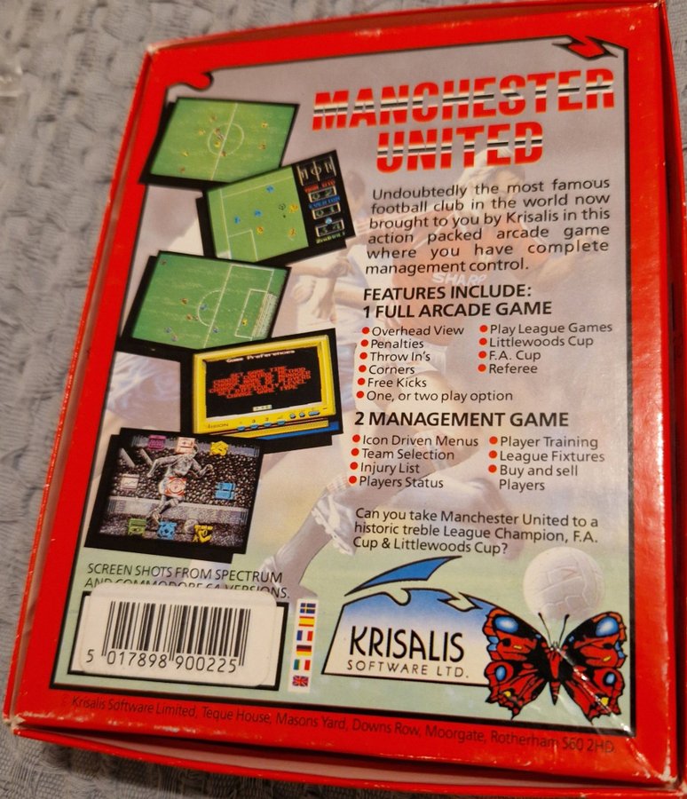 MSX Manchester United - The Official Computer Game (MSX)