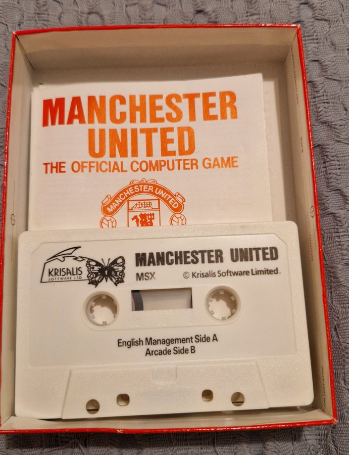 MSX Manchester United - The Official Computer Game (MSX)