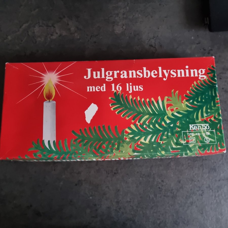 Julgransbelysning 16 ljus