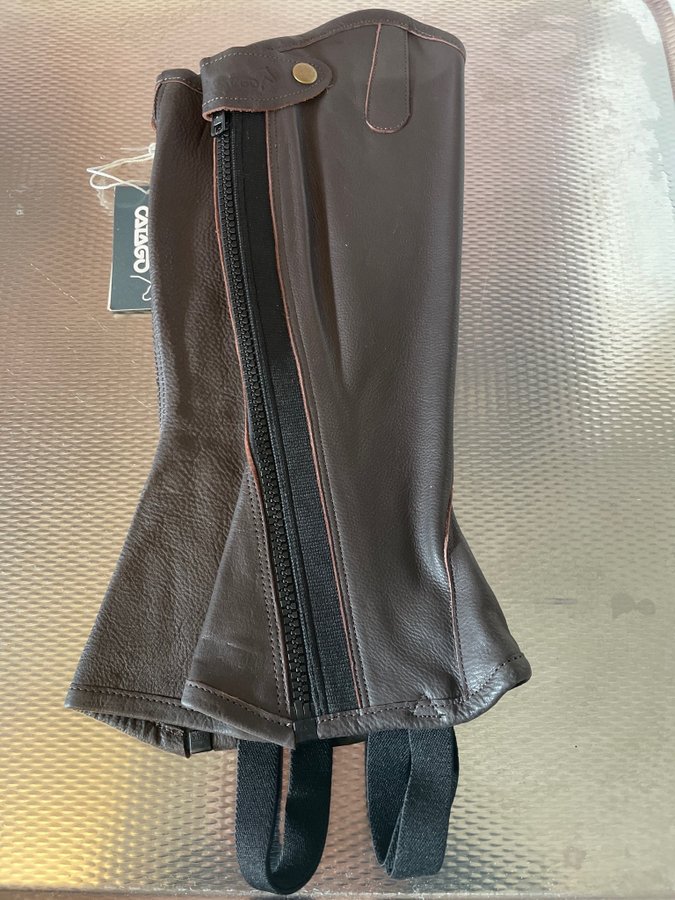 Catago short chaps, S, skinn, oanvända