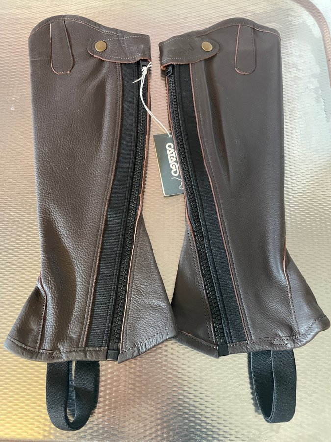 Catago short chaps, S, skinn, oanvända