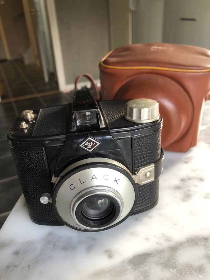 Vintage Agfa Clack kamera samlarobjekt