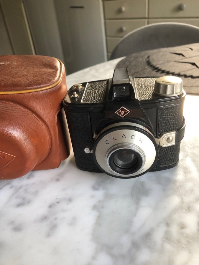 Vintage Agfa Clack kamera samlarobjekt