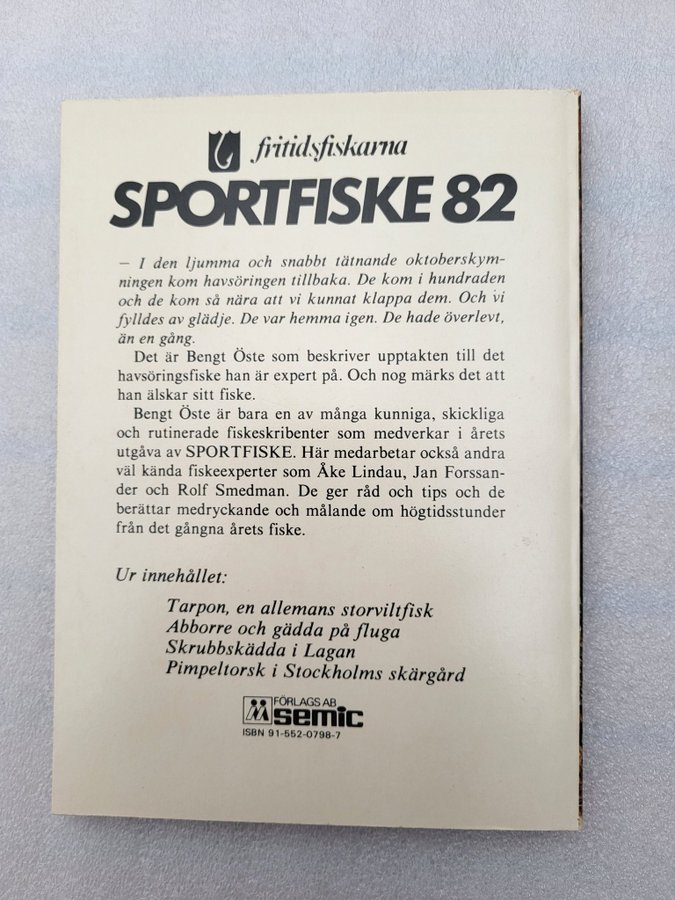 Sportfiske 82 - Fritidsfiskarnas årsbok