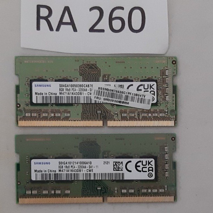 DDR4 16GB , märke : Samsung , snabba 3200 MHz , för laptop