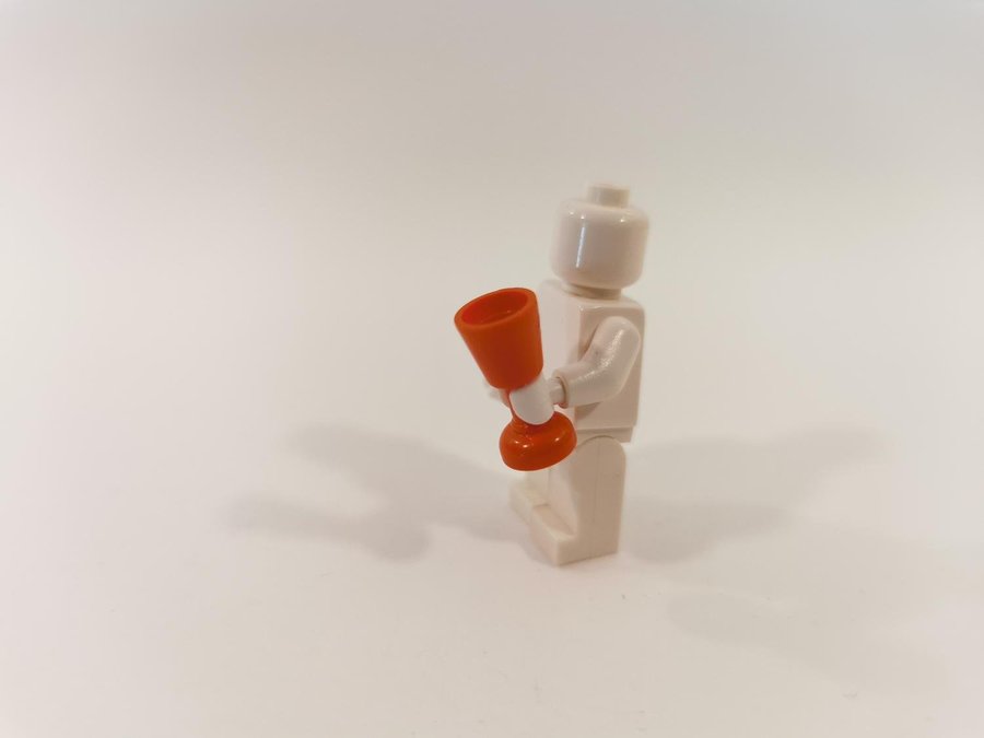 Lego - tillbehör - mugg - bägare - part 2343 - röd