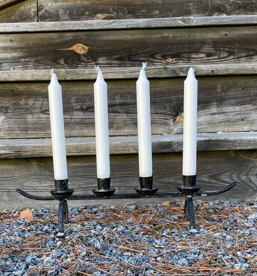 Adventsljusstake/ ”året om ljusstake” 50/60-tal