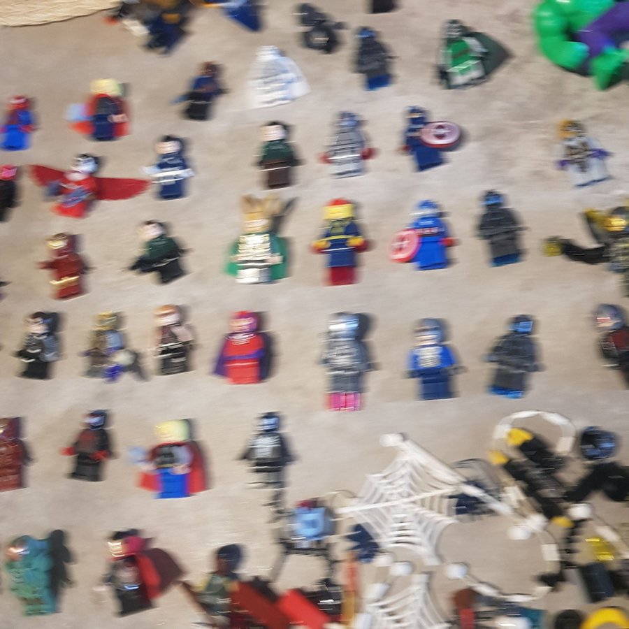 Lego Marvel Super Heroes Avengers Iron Man LOT 50+ figurer + tillbehör