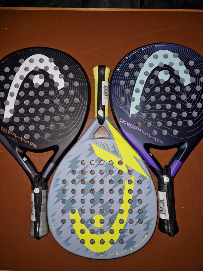 3 st Padel Racket Nya från Head