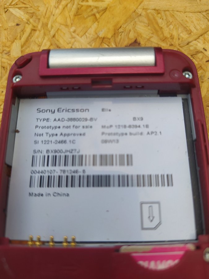 Sony Ericsson prototype