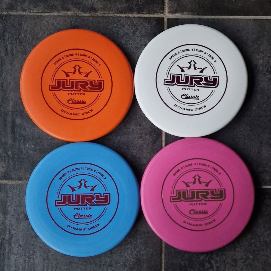 4 st Dynamic Discs Jury Putters