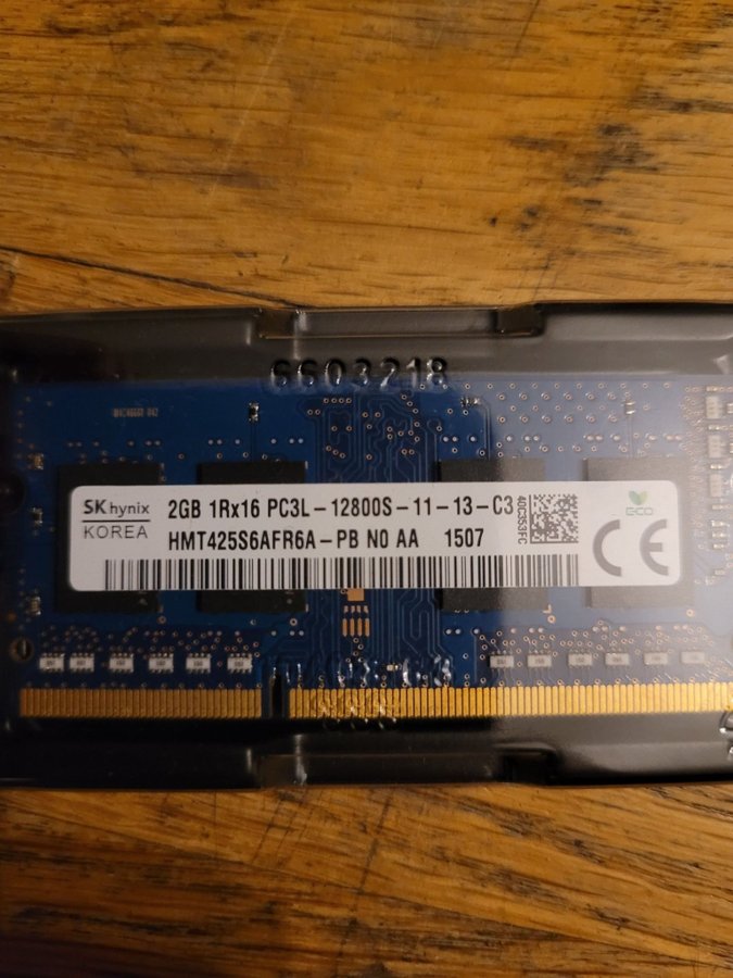 2GB DDR3L RAM