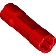 Red Technic Axle Connector 3LL - LEGO - 26287