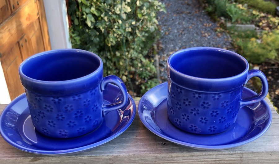 Två kaffekoppar"VERONIKA", mitten av 50-talet. Design K. Björquist. Gustavsberg