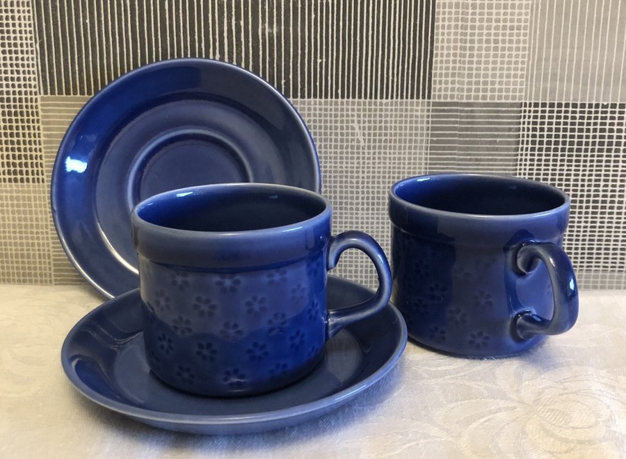 Två kaffekoppar"VERONIKA", mitten av 50-talet. Design K. Björquist. Gustavsberg