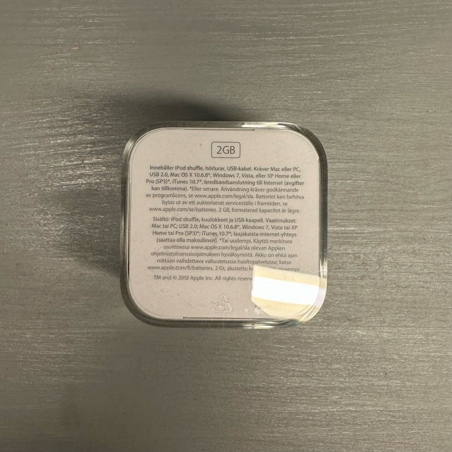 iPod Shuffle (oöppnad) 2GB 4 generation Grön