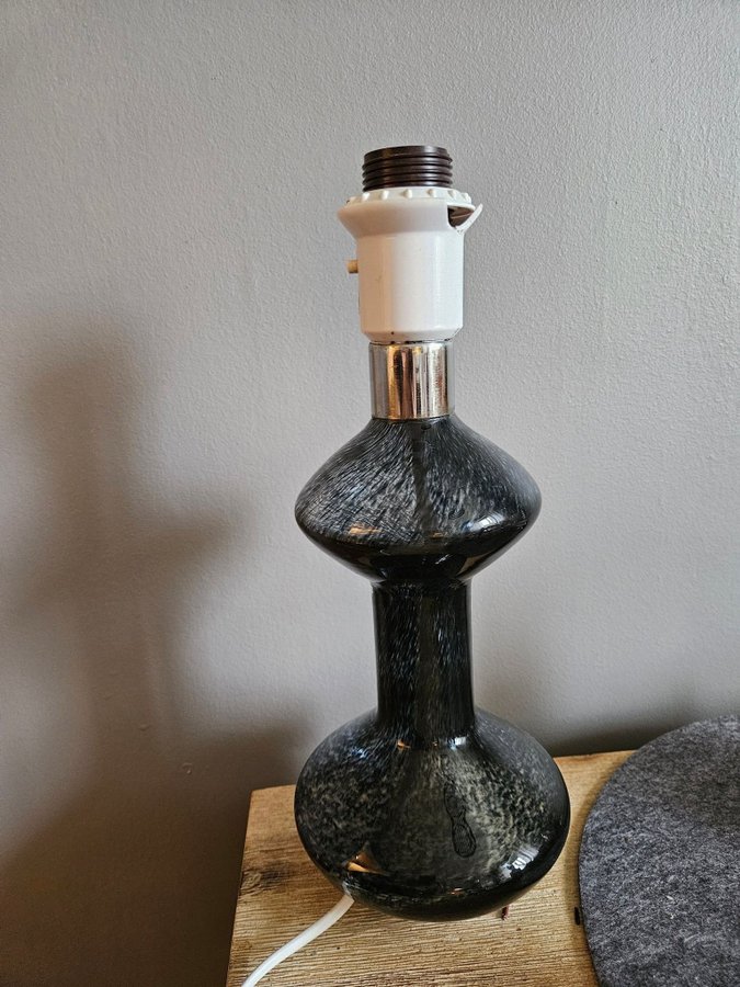 Fantastisk Lampfot i glas svensk design Åseda Bo Bergström 60-tal