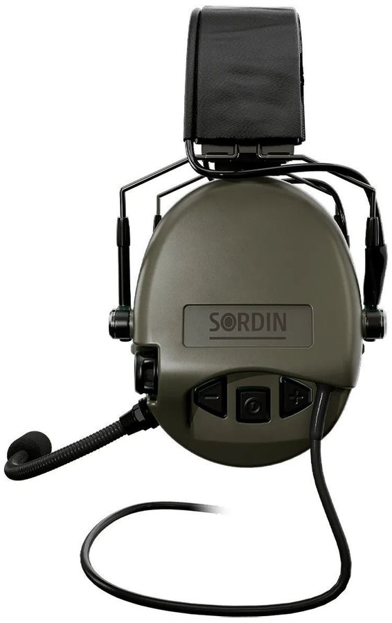 Sordin Supreme MIL CC Hearing Protection - Active Military Hearing Protector -