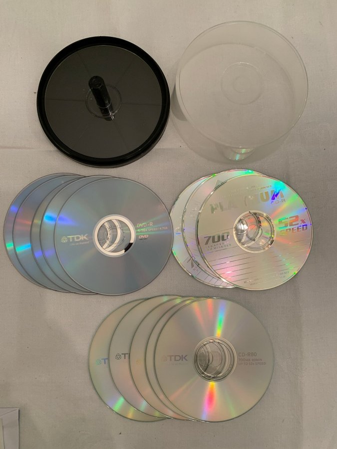 Brännbara CD-R och DVD-R