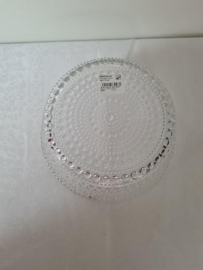 Ny Iittala Kastehelmi skål clear 14 l i färgen klar