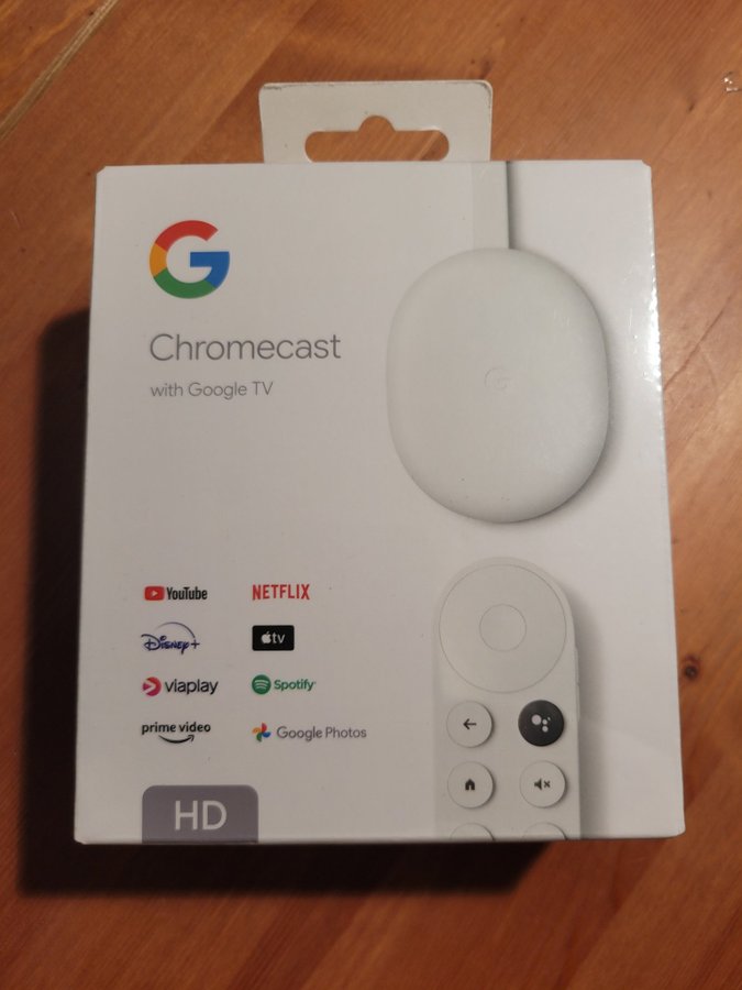 Google Chromecast med Google TV oanvänd