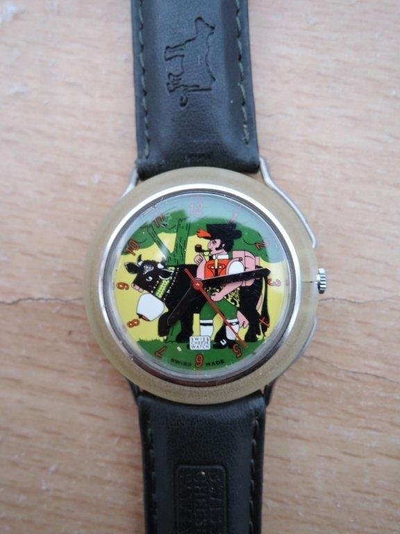 Barnklocka Klocka Swiss Cheese Watch Svart Tjur  Matador